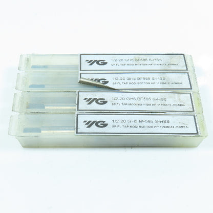 YG-1 11528412 1/2"-20 Spiral Bottoming Tap 3 Flute S-HSS Lot of 4