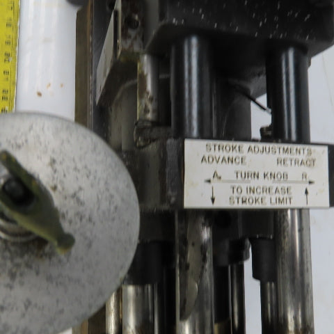 Hause Holomatic Model 7204 Lead Screw Tapping Head 2" Stroke 3PH 208-230/460