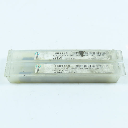 LMT-Fette 1/2"-20 Spiral Bottoming Tap 4 Flute HSS-E-PM TiN Coated Lot of 2