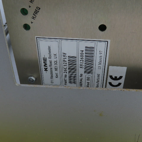 Liebherr BT 3400 CNC Operator Control Panel HMI 26C12P15F Monitor