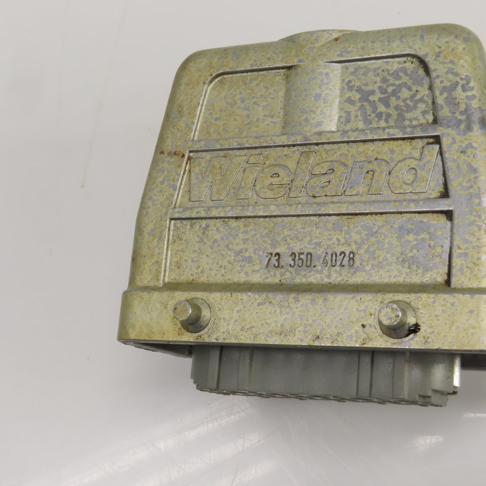 Wieland 73.350.4028 Hood W/40 Pin Male/Female Pigtail CEI 20-22