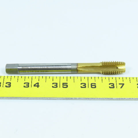 LMT-Fette 1/2"-20 Spiral Bottoming Tap 4 Flute HSS-E-PM TiN Coated Coolant Fed