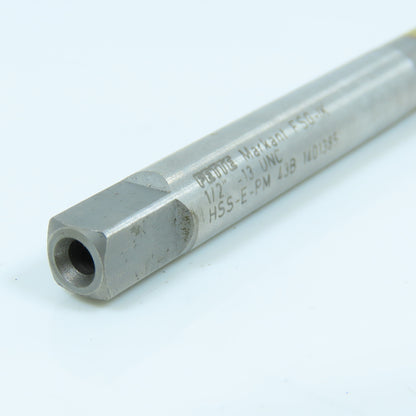 LMT-Fette 1/2"-20 Spiral Bottoming Tap 4 Flute HSS-E-PM TiN Coated Coolant Fed