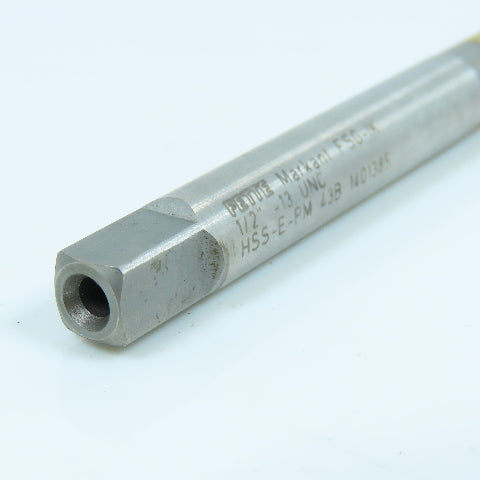 LMT-Fette 1/2"-20 Spiral Bottoming Tap 4 Flute HSS-E-PM TiN Coated Coolant Fed