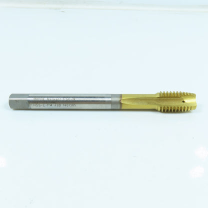 LMT-Fette 1/2"-20 Spiral Bottoming Tap 4 Flute HSS-E-PM TiN Coated Coolant Fed