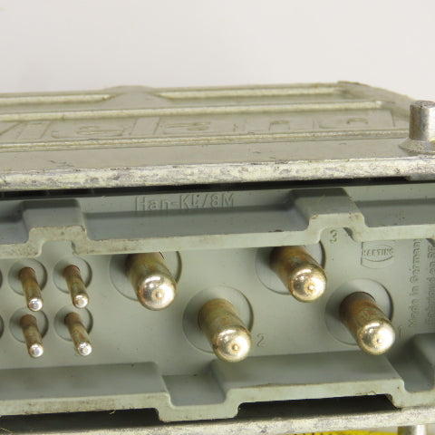 Harting HAN-K4-8M 12 Pin Male Heavy Duty Connector 380V 16/80A