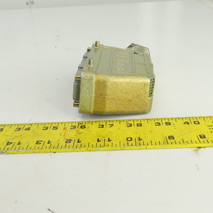 Harting HAN-K4-8M 12 Pin Male Heavy Duty Connector 380V 16/80A