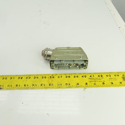 Harting HAN-K4-8M 12 Pin Male Heavy Duty Connector 380V 16/80A