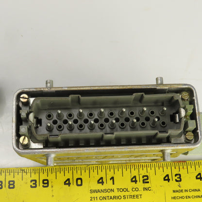 Wieland 70.410.1040 12 Pin Male Heavy Duty Connector 660V 16A Lot Of 4