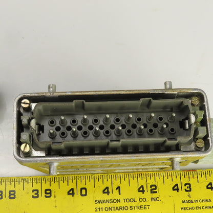 Wieland 70.410.1040 12 Pin Male Heavy Duty Connector 660V 16A Lot Of 4
