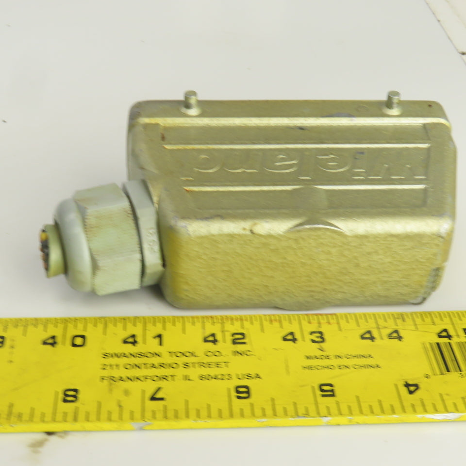 Wieland 70.410.1040 12 Pin Male Heavy Duty Connector 660V 16A Lot Of 4
