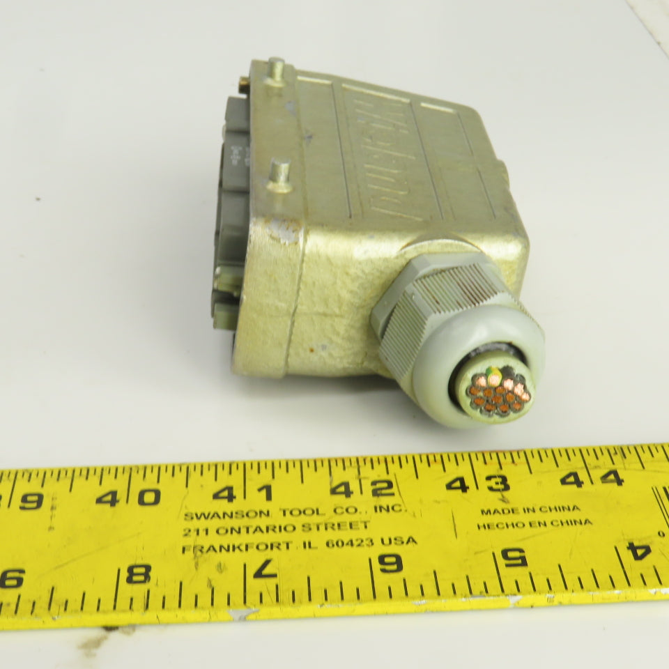 Wieland 70.410.1040 12 Pin Male Heavy Duty Connector 660V 16A Lot Of 4