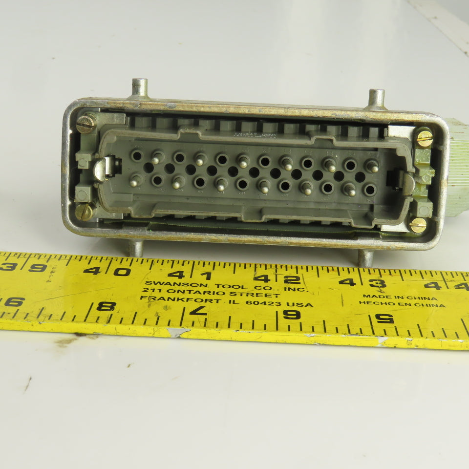 Wieland 70.410.1040 12 Pin Male Heavy Duty Connector 660V 16A Lot Of 4