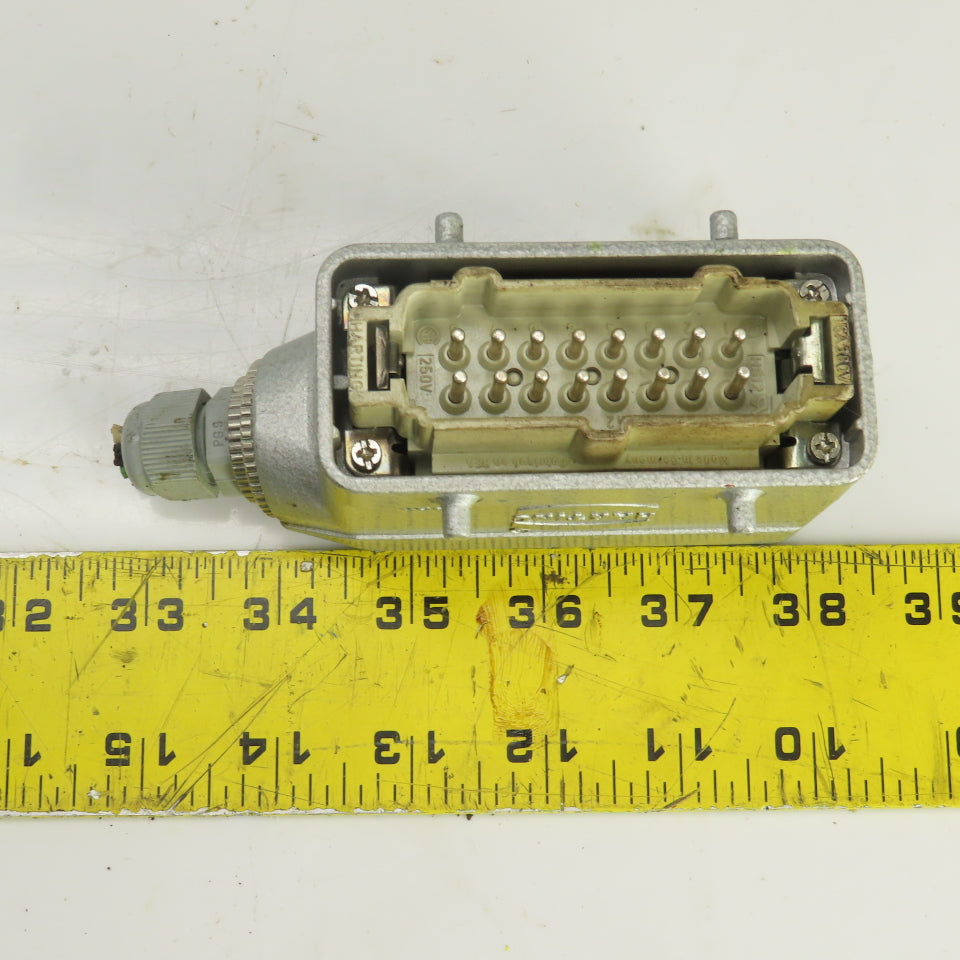 Harting HAN-E16M 16 Pin Male Connector 250V