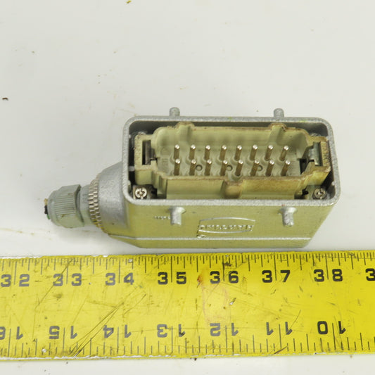 Harting HAN-E16M 16 Pin Male Connector 250V