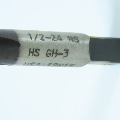 1/2"-13 Straight Bottoming Tap 4 Flute HSS Lot of 7
