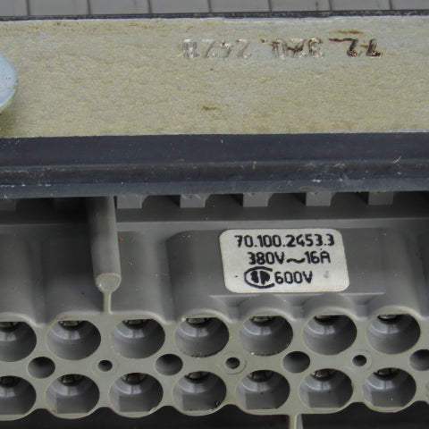 Wieland 70.100.2453.3 24 Pin Hole Female  Adapter 380V 16A