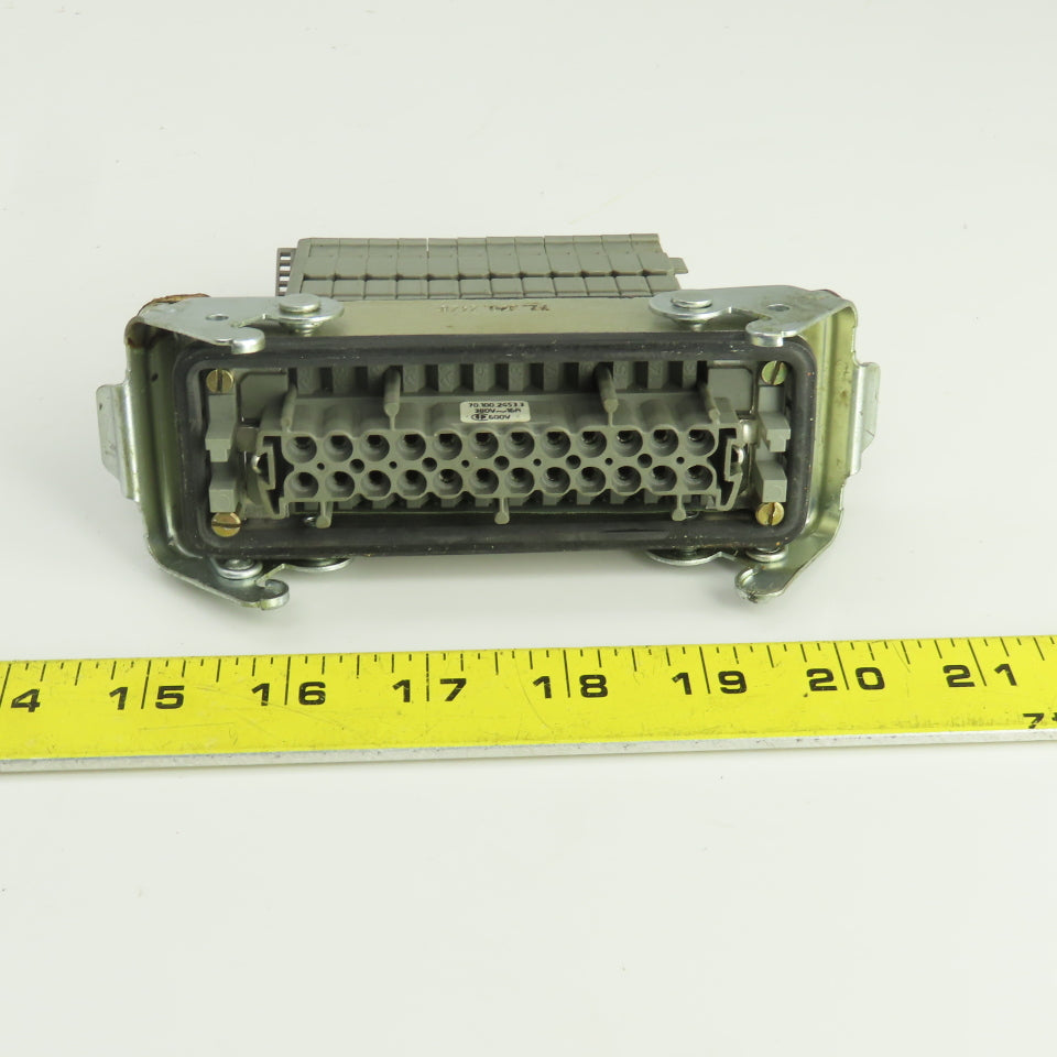 Wieland 70.100.2453.3 24 Pin Hole Female  Adapter 380V 16A