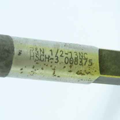 R & N 1/2"-13 Plug Tap Straight 4 Flute 6" OAL 3/8" Shank