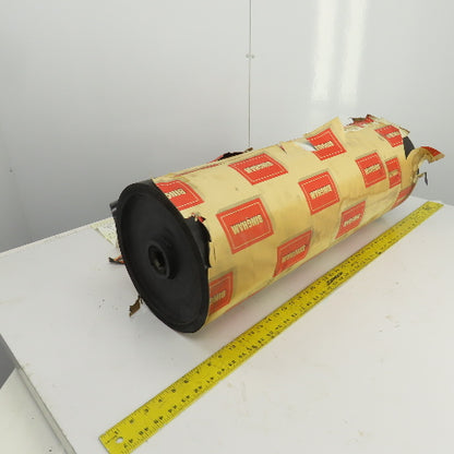 Bingham Roller 31.5" Width Rubber Clad Conveyor Pulley Head Roller 1-1/4" Shaft