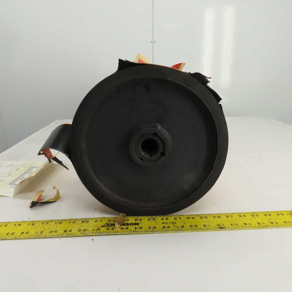 Bingham Roller 31.5" Width Rubber Clad Conveyor Pulley Head Roller 1-1/4" Shaft
