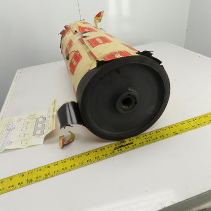 Bingham Roller 31.5" Width Rubber Clad Conveyor Pulley Head Roller 1-1/4" Shaft