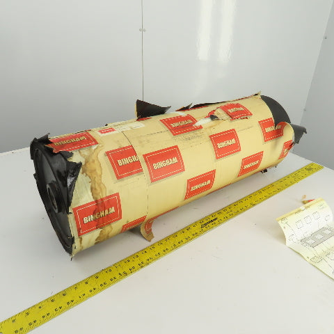 Bingham Roller 31.5" Width Rubber Clad Conveyor Pulley Head Roller 1-1/4" Shaft