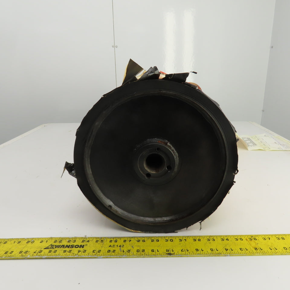 Bingham Roller 31.5" Width Rubber Clad Conveyor Pulley Head Roller 1-1/4" Shaft