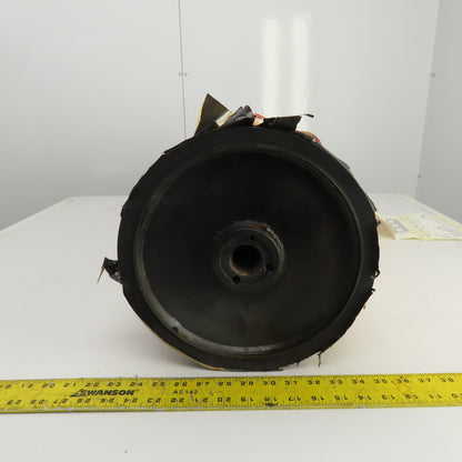 Bingham Roller 31.5" Width Rubber Clad Conveyor Pulley Head Roller 1-1/4" Shaft