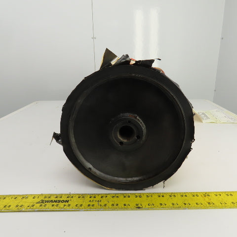 Bingham Roller 31.5" Width Rubber Clad Conveyor Pulley Head Roller 1-1/4" Shaft