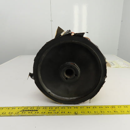 Bingham Roller 31.5" Width Rubber Clad Conveyor Pulley Head Roller 1-1/4" Shaft
