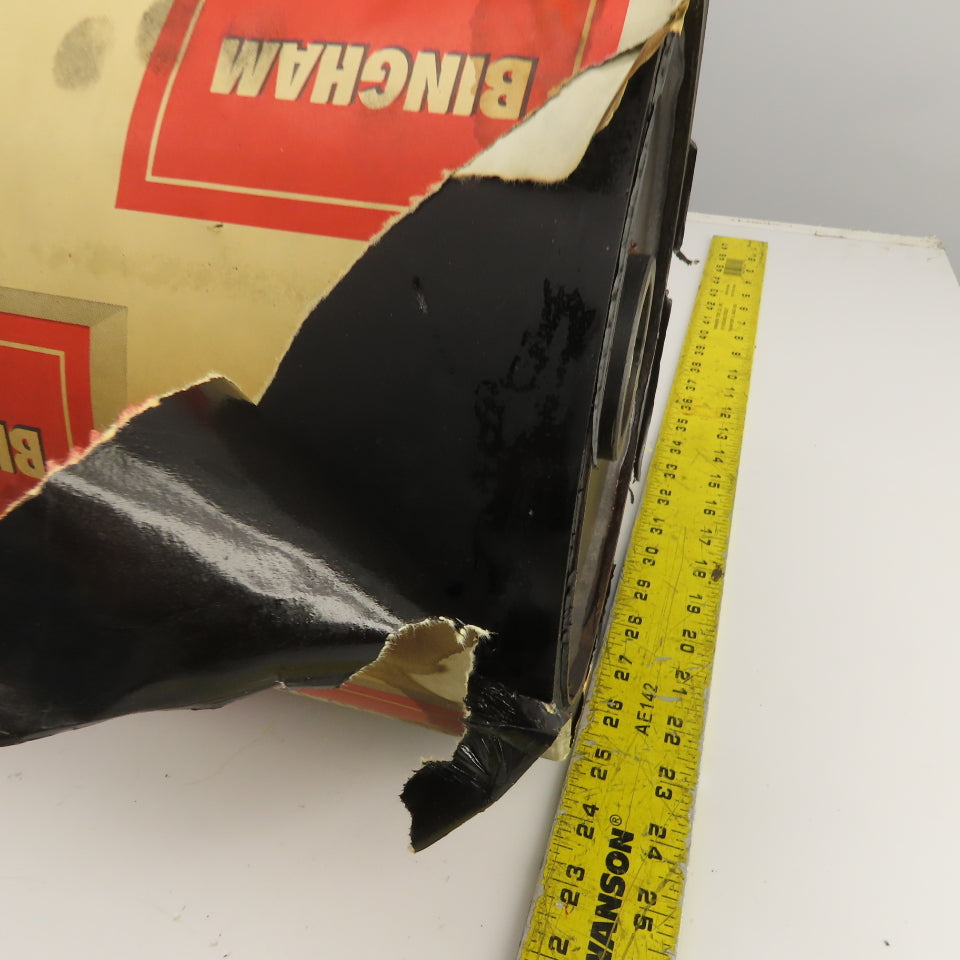 Bingham Roller 31.5" Width Rubber Clad Conveyor Pulley Head Roller 1-1/4" Shaft