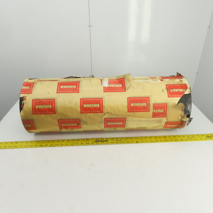 Bingham Roller 31.5" Width Rubber Clad Conveyor Pulley Head Roller 1-1/4" Shaft