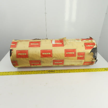 Bingham Roller 31.5" Width Rubber Clad Conveyor Pulley Head Roller 1-1/4" Shaft