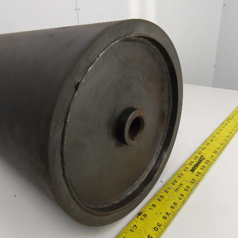 Bingham Roller 31.75" Width Rubber Clad Conveyor Pulley Head Roller 1-1/4" Shaft