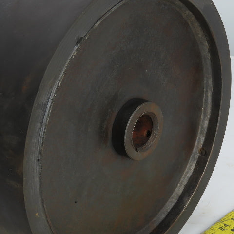 Bingham Roller 31.75" Width Rubber Clad Conveyor Pulley Head Roller 1-1/4" Shaft