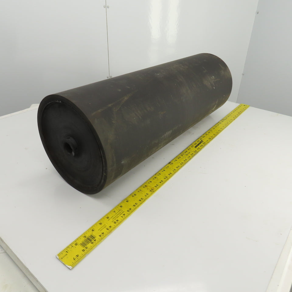 Bingham Roller 31.75" Width Rubber Clad Conveyor Pulley Head Roller 1-1/4" Shaft