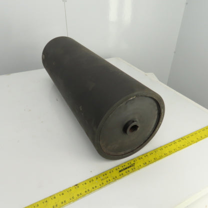 Bingham Roller 31.75" Width Rubber Clad Conveyor Pulley Head Roller 1-1/4" Shaft