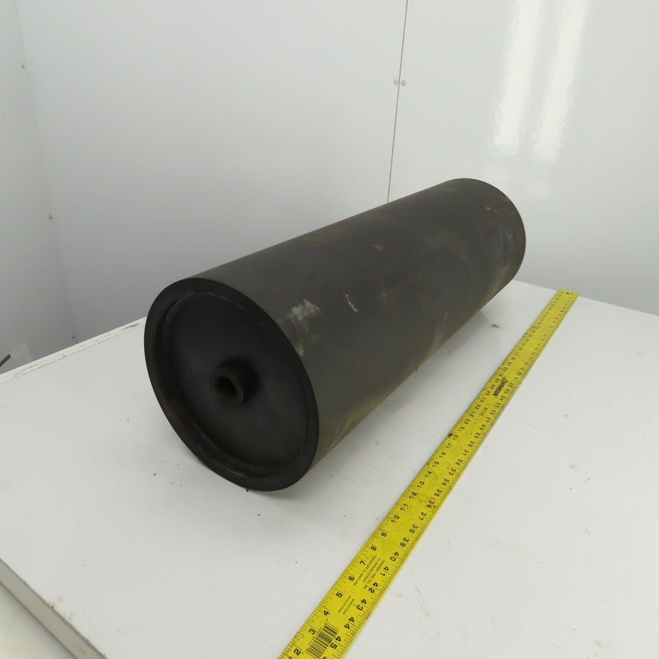 Bingham Roller 31.75" Width Rubber Clad Conveyor Pulley Head Roller 1-1/4" Shaft