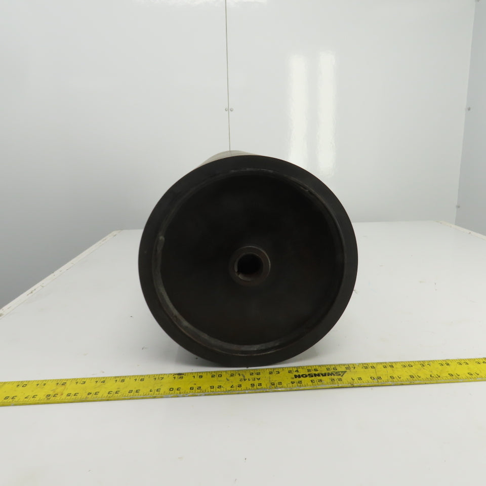 Bingham Roller 31.75" Width Rubber Clad Conveyor Pulley Head Roller 1-1/4" Shaft