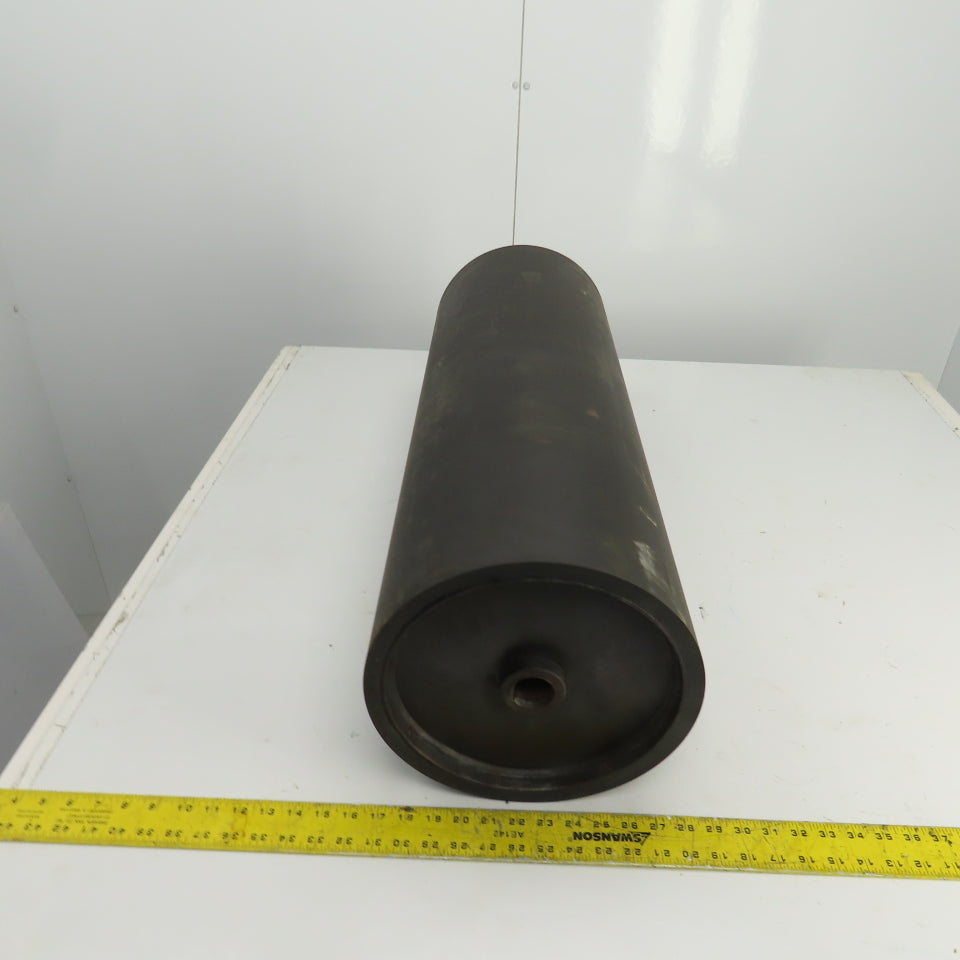 Bingham Roller 31.75" Width Rubber Clad Conveyor Pulley Head Roller 1-1/4" Shaft
