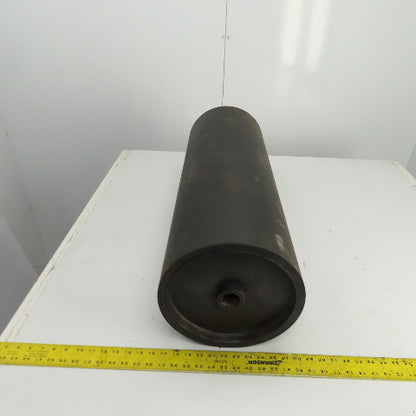 Bingham Roller 31.75" Width Rubber Clad Conveyor Pulley Head Roller 1-1/4" Shaft