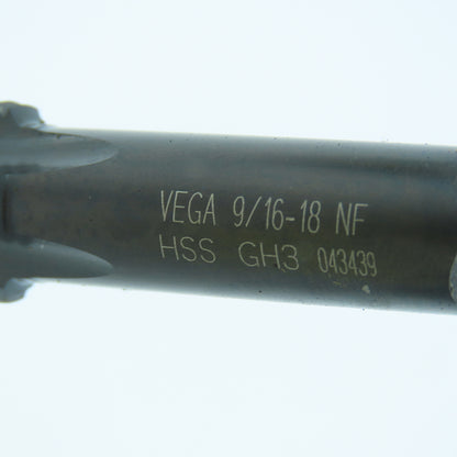 Vega 9/16"-18 Plug Tap Straight 4 Flute GH3 Lot of 2