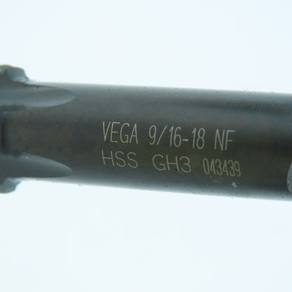 Vega 9/16"-18 Plug Tap Straight 4 Flute GH3 Lot of 2