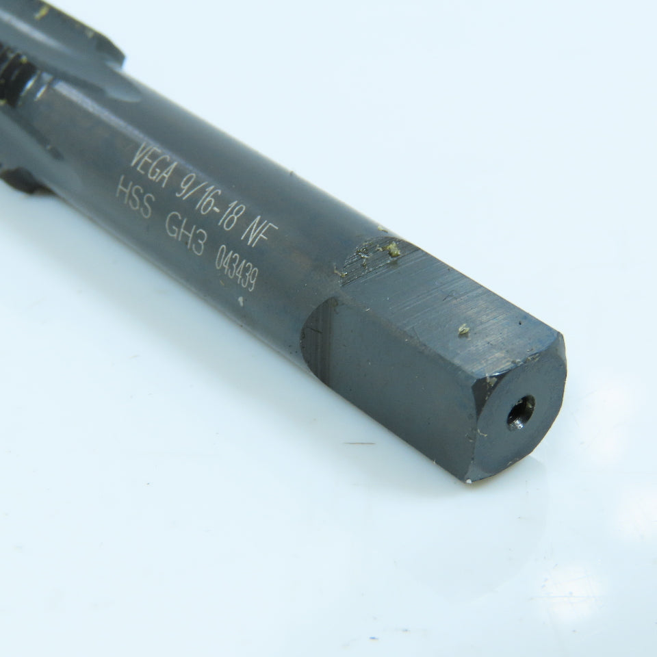 Vega 9/16"-18 Plug Tap Straight 4 Flute GH3 Lot of 2
