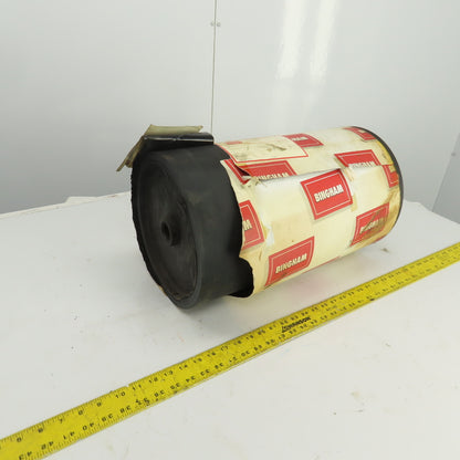 Bingham Roller 19" Width Rubber Clad Conveyor Pulley Head Roller 1-1/4" Shaft