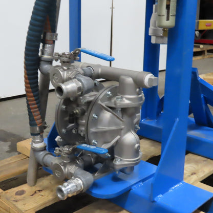 Shar Inc. 2 Part Industrial Premix Liquid Storage Tank 48GPM Diaphragm Pump