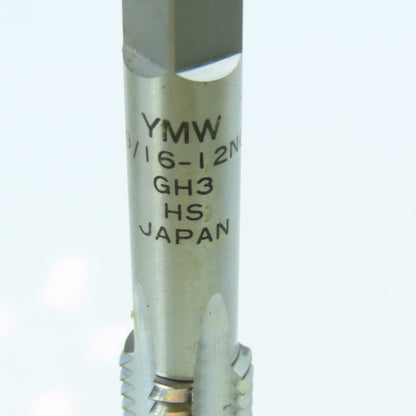 YMW 9/16"-12 Plug Tap Straight 4 Flute GH3 Lot of 3