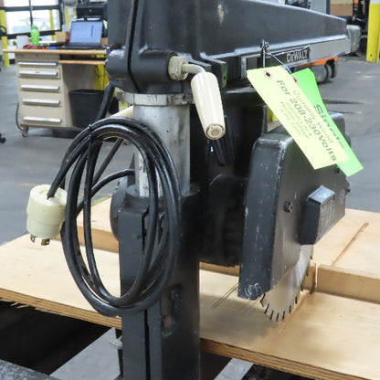 DeWalt Black & Decker T1531 12" Radial Arm Saw Bevel Cut 110/220V 1Ph 3450RPM