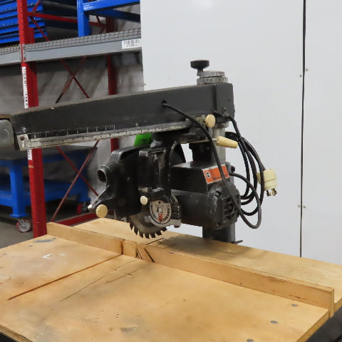 DeWalt Black & Decker T1531 12" Radial Arm Saw Bevel Cut 110/220V 1Ph 3450RPM